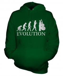 Double Bass Player Evolution Unisex Adult Hoodie