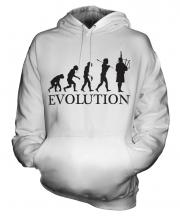 Bagpipes Player Evolution Unisex Adult Hoodie