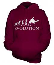 Camel Riding Evolution Unisex Adult Hoodie