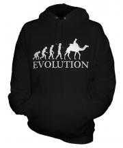 Camel Riding Evolution Unisex Adult Hoodie