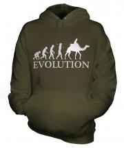 Camel Riding Evolution Unisex Adult Hoodie
