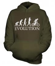 Mountain Bike Evolution Unisex Adult Hoodie