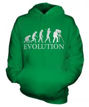 Retro Photographer Evolution Unisex Adult Hoodie