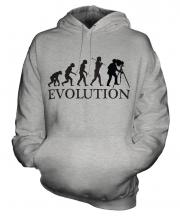Retro Photographer Evolution Unisex Adult Hoodie