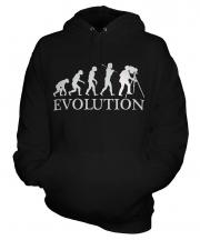 Retro Photographer Evolution Unisex Adult Hoodie