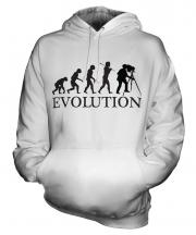 Retro Photographer Evolution Unisex Adult Hoodie