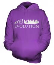 White Water Rafting Evolution Unisex Adult Hoodie
