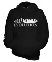 White Water Rafting Evolution Unisex Adult Hoodie