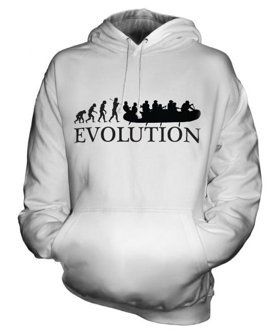 White Water Rafting Evolution Unisex Adult Hoodie
