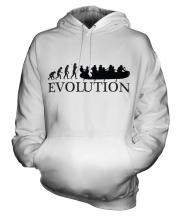 White Water Rafting Evolution Unisex Adult Hoodie