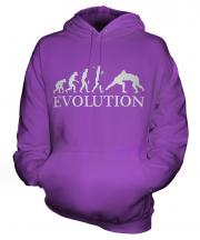 Sumo Wrestler Evolution Unisex Adult Hoodie