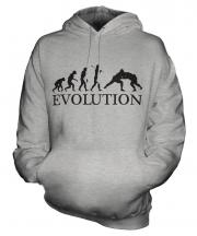 Sumo Wrestler Evolution Unisex Adult Hoodie
