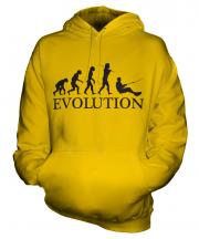 Water Skiing Evolution Unisex Adult Hoodie