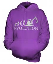 Excavator Evolution Unisex Adult Hoodie
