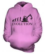 Excavator Evolution Unisex Adult Hoodie