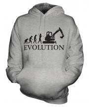 Excavator Evolution Unisex Adult Hoodie