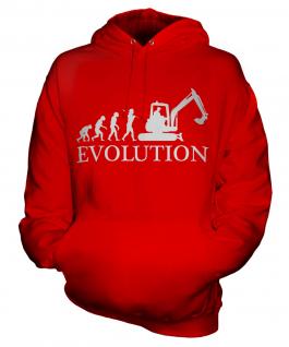 Excavator Evolution Unisex Adult Hoodie