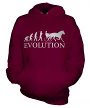 Horse And Cart Racing Evolution Unisex Adult Hoodie