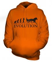 Horse And Cart Racing Evolution Unisex Adult Hoodie