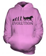 Horse And Cart Racing Evolution Unisex Adult Hoodie
