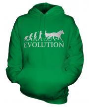 Horse And Cart Racing Evolution Unisex Adult Hoodie