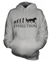 Horse And Cart Racing Evolution Unisex Adult Hoodie