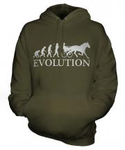 Horse And Cart Racing Evolution Unisex Adult Hoodie