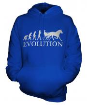 Horse And Cart Racing Evolution Unisex Adult Hoodie