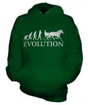 Horse And Cart Racing Evolution Unisex Adult Hoodie