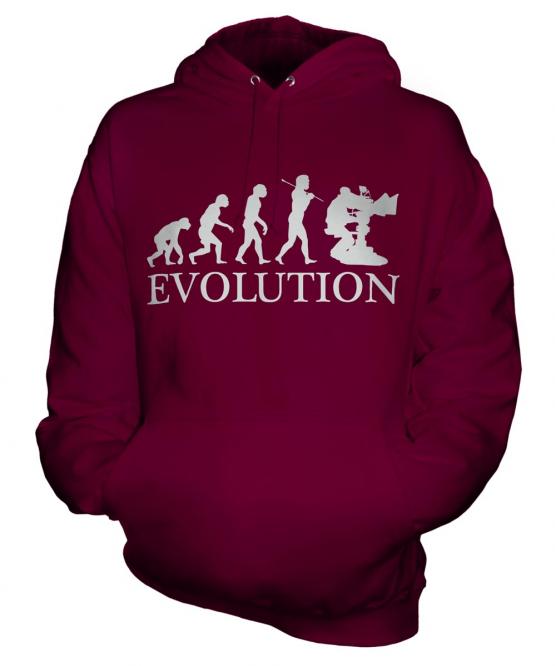Television Cameraman Evolution Unisex Adult Hoodie