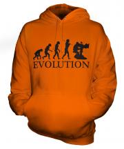 Television Cameraman Evolution Unisex Adult Hoodie
