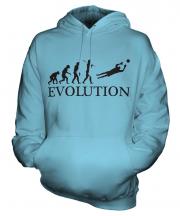 Football Goalkeeper Evolution Unisex Adult Hoodie