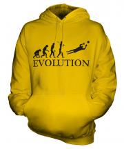 Football Goalkeeper Evolution Unisex Adult Hoodie