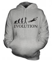 Football Goalkeeper Evolution Unisex Adult Hoodie