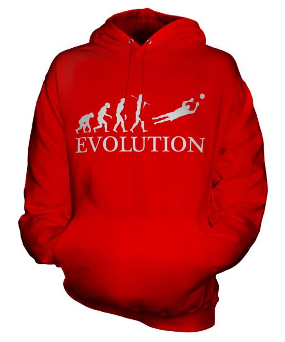 Football Goalkeeper Evolution Unisex Adult Hoodie