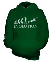 Football Goalkeeper Evolution Unisex Adult Hoodie