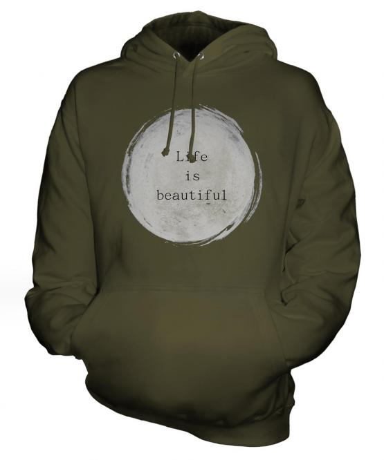 Life Is Beautiful Unisex Adult Hoodie