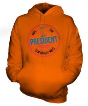 Me For President Unisex Adult Hoodie