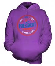 Me For President Unisex Adult Hoodie