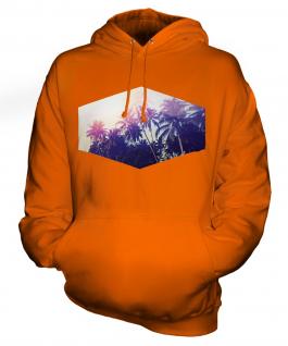 Summer Palm Trees Print Unisex Adult Hoodie