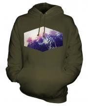 Summer Palm Trees Print Unisex Adult Hoodie