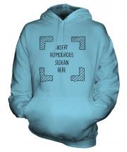 Insert Humourous Slogan Here Unisex Adult Hoodie
