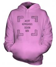 Insert Humourous Slogan Here Unisex Adult Hoodie