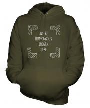 Insert Humourous Slogan Here Unisex Adult Hoodie