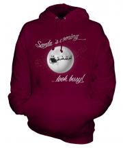 Santa Is Coming Unisex Adult Hoodie