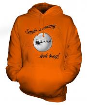 Santa Is Coming Unisex Adult Hoodie