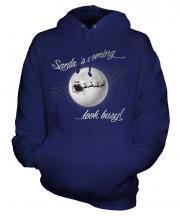 Santa Is Coming Unisex Adult Hoodie