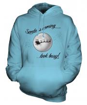 Santa Is Coming Unisex Adult Hoodie