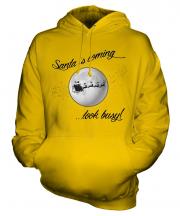 Santa Is Coming Unisex Adult Hoodie