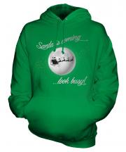 Santa Is Coming Unisex Adult Hoodie